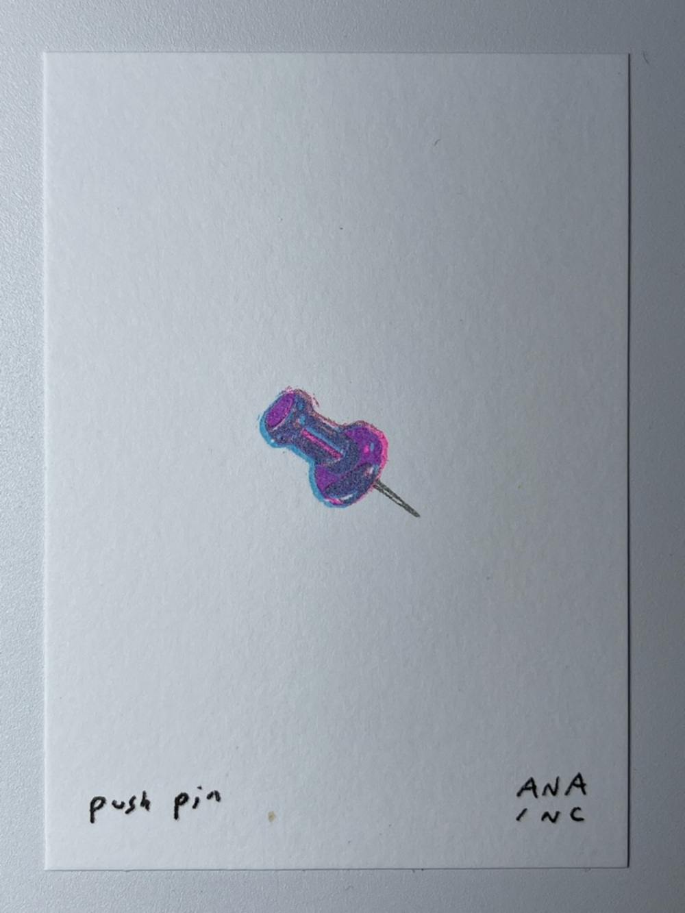Anastasia Inciardi Push Pin Mini Print